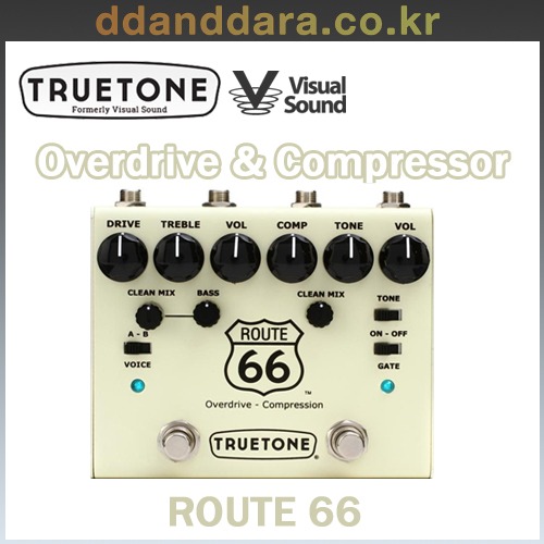 ★딴따라몰★빠른배송★ [True Tone] 구 Visual sound -  V3 - Route66 American Overdrive 컴프+오버드라이브 [정품]