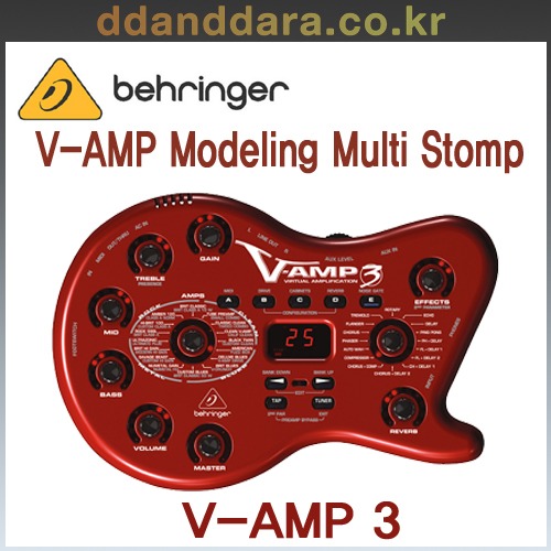 ★딴따라몰★빠른배송★ Behringer VAMP 3 Virtual Amplification Modeling 멀티스톰프 V-AMP3 [정품]
