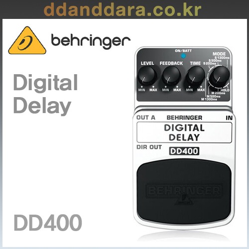 ★딴따라몰★빠른배송★ Behringer DD400 Digital Delay/Echo 디지털 딜레이/에코 DD-400 [정품]