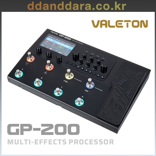 ★딴따라몰★빠른배송★ Valeton GP200 블렉 베일톤 멀티이펙터 GP-200 Multi Effects