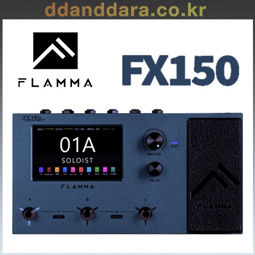 ★딴따라몰★ Flamma FX150 BLUE 플라마 모델링 멀티 이펙터 FX-150