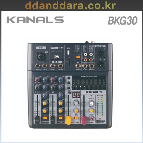 ★딴따라몰★ KANALS 카날스 BKG-30 3채널 믹서 오디오 인터페이스 [정품]