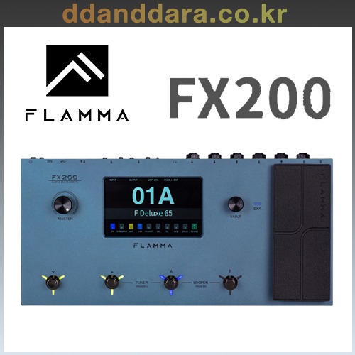 ★딴따라몰★ Flamma FX200  GRAY 플라마 모델링 멀티 이펙터 FX-200