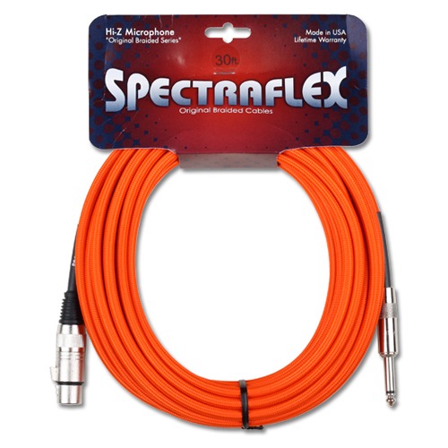 ★딴따라몰★정말빠른배송★ SPECTRAFLEX Mic Cable Hi-Z 9m 하이 임피던스 마이크 케이블 [정품]