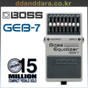 ★딴따라몰★정말빠른배송★ BOSS GEB-7 Bass Equalizer EQ 베이스용 이펙터 GEB7 [정품]