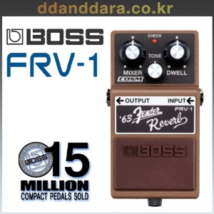 ★딴따라몰★정말빠른배송★ BOSS FRV-1 Fender 63 Reverb 펜더스프링 리버브 FRV1  [정품+사은품]