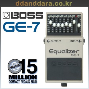 ★딴따라몰★정말빠른배송★ BOSS GE-7 Equalizer EQ 기타전용 이퀄라이져 GE7 [정품] 베이스전용-&gt;GEB-7