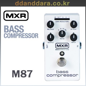 ★딴따라몰★정말빠른배송★ DUNLOP/MXR M-87 Bass Compressor M87 베이스 콤프레서 [정품]
