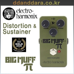 ★딴따라몰★빠른배송★ EHX Electro Harmonix Green Russian Big Muff Pi 러시안 빅머프 Distortion &amp; Sustainer [정품]