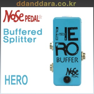 ★딴따라몰★빠른배송★ NOSE Pedal - Hero Buffered Splitter 노즈페달 JFET 버퍼 &amp; 스플리터 [정품]
