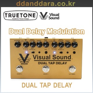 ★딴따라몰★빠른배송★ [True Tone] 구 Visual sound V3 - Dual Tap Delay 듀얼 텝 딜레이 [정품]