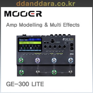 ★딴따라몰★빠른배송★ Mooer Audio GE-300 LITE 무어오디오 멀티 이펙터 GE300 LITE [정품]