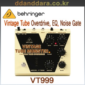 ★딴따라몰★빠른배송★ Behringer VT999 Vintage Tute Monster 오버드라이브,이큐,노이즈게이트 VT-999 [정품]