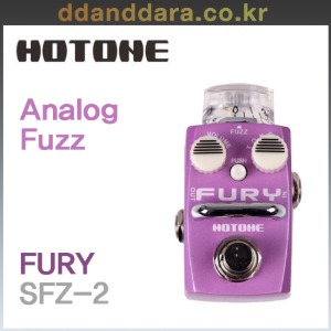 ★딴따라몰★빠른배송★ HOTONE FURY 아날로그 퍼즈 Analog Fuzz Pedal (SFZ-1) [정품]