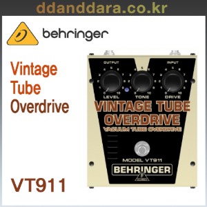 ★딴따라몰★빠른배송★ Behringer VT911 Vintage Tube Overdrive 빈티지 튜브 오버드라이브 VT-911 [정품]