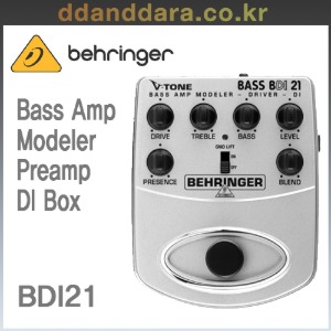 ★딴따라몰★빠른배송★ Behringer BDI21 Bass Amp Modeler/Preamp/DI BDI-21 [정품]