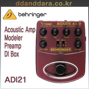 ★딴따라몰★빠른배송★ Behringer ADI21 Acoustic Modeler-Driver-DI Box ADI-21 어쿠스틱 프리엠프 다이렉트박스 [정품]