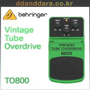★딴따라몰★빠른배송★ Behringer TO800 Vintage Tube Overdrive 빈티지 튜브 오버드라이브 TO-800 [정품]