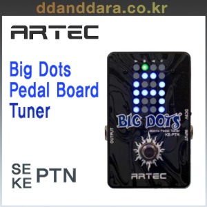 ★딴따라몰★빠른배송★ Artec KE-PTN Big Dots 빅도트 페달보드튜너 Pedal Board Tuner [정품]