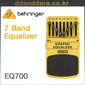 ★딴따라몰★빠른배송★ Behringer EQ700 그래픽 이퀄라이저 7 BAND Equalizer EQ-700 [정품]