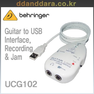 ★딴따라몰★ Behringer UCG102 Guitar-to-USB Interface/Jam/Recording 인터페이스 잼 레코딩 UCG102 [정품]