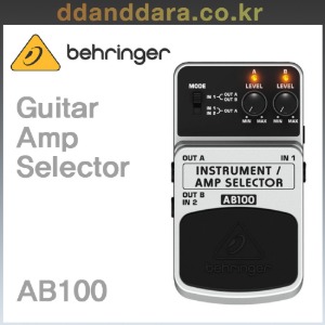 ★딴따라몰★빠른배송★ BEHRINGER AB100 GUITAR/AMP SELECTOR 기타/앰프 AB 셀렉터 AB-100 [정품]