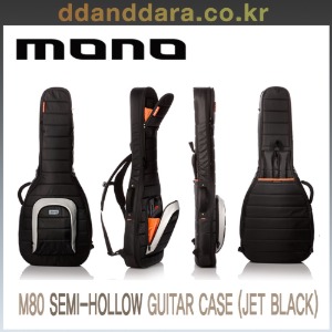 ★딴따라몰★빠른배송★ MONO M80 SEMI-HOLLOW Guitar Case (Jet Black) 모노 세미할로우 [정품]