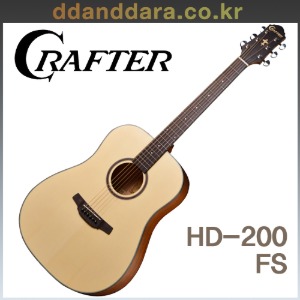 ★딴따라몰★ Crafter HD-200 FS 크래프터 통기타 (무광)  [정품+사은품]