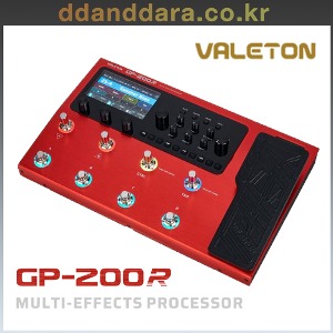 ★딴따라몰★빠른배송★ Valeton GP200R 블렉 베일톤 멀티이펙터 GP-200R Multi Effects
