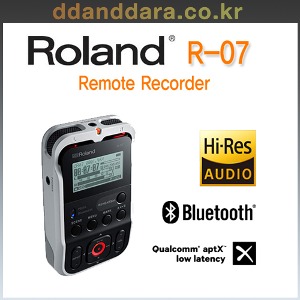 [구매대행 A/S가능] Roland R-07 WH 휴대용 블루투스 리모트 레코더 R07 [ 3~15일내 발송 ]