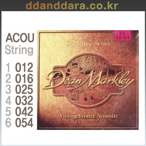 ★딴따라몰★빠른배송★ Dean Markley Acoustic String CL-2003 어쿠스틱 기타줄