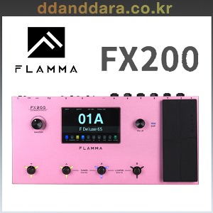 ★딴따라몰★ Flamma FX200  PINK 플라마 모델링 멀티 이펙터 FX-200