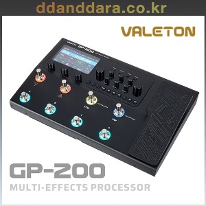 ★딴따라몰★빠른배송★ Valeton GP200 블렉 베일톤 멀티이펙터 GP-200 Multi Effects