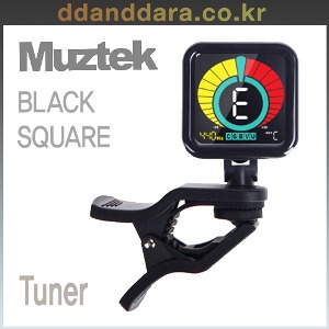 ★딴따라몰★빠른배송★ Muztek Premium Clip Tuner 클립튜너  BLACK SQUARE [정품]