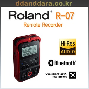 [구매대행 A/S가능] Roland R-07 RD 휴대용 블루투스 리모트 레코더 R07 [ 3~15일내 발송 ]