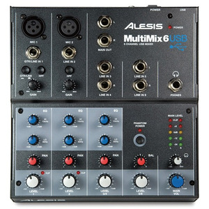 ★딴따라몰★정말빠른배송★ 대박할인 ALESIS MM6USB 레코딩 믹서 MultiMix 6 USB MM-6USB mixer [정품]