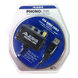 ★딴따라몰★정말빠른배송★ 행사가 ALESIS PhonoLink Stereo RCA-to-USB-Cable PHONO LINK 유에스비 케이블 {정품+사은품}