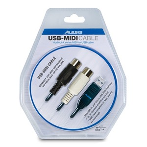 ★딴따라몰★정말빠른배송★ ALESIS USB-MIDI CABLE AudioLink Series MIDI-to-USB Cable 유에스비 미디 케이블 {정품+사은품}