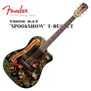 ★딴따라몰★정말빠른배송★ FENDER Acoustic Guitars 팬더 어쿠스틱 통기타 Vince Ray Spookshow - Bucket 300CE [정품+사은품]